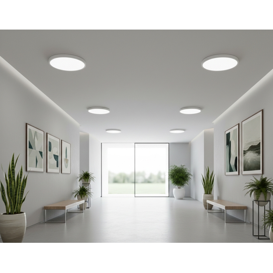 Top Light - LED plafonsko svetlo sa senzorom pokreta REVIT LED/9/12/18W/230V 3000/4000/6500K prečnik 23 cm belo
