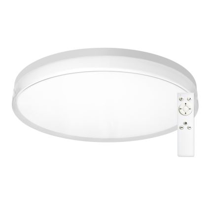Top Light - LED prigušiva plafonska svetiljka za kupatilo NEXUS LED/45W/230V 3000-6500K IP44 prečnik 38 cm bela + daljinski upravljač