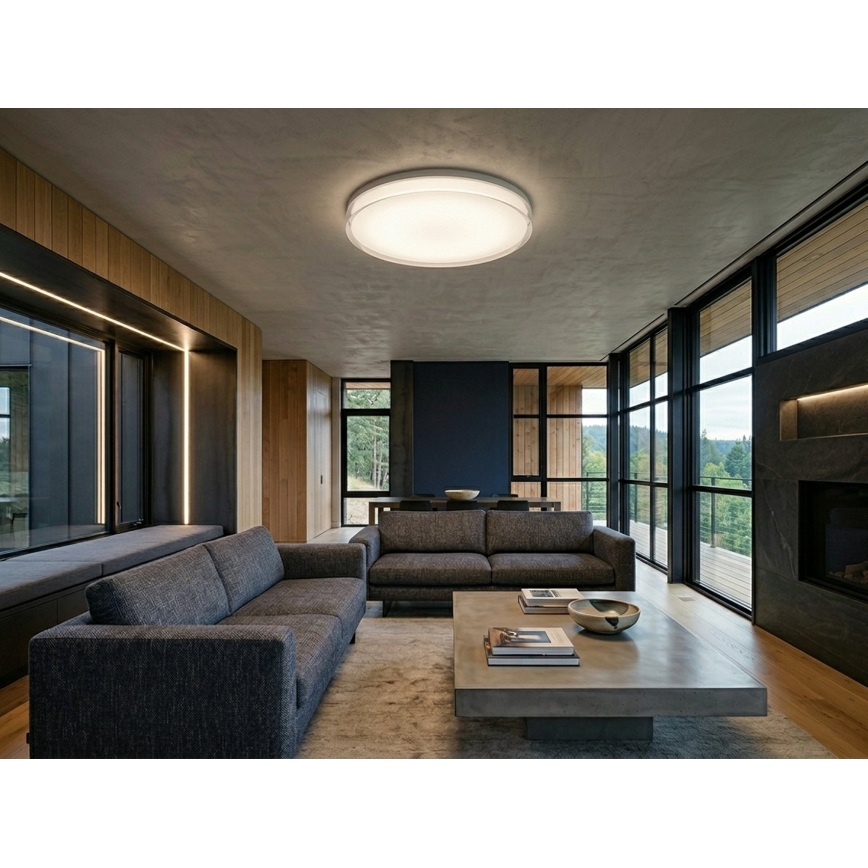 Top Light - LED prigušiva plafonsko svetlo za kupatilo NEXUS LED/55W/230V 3000-6500K IP44 prečnik 48 cm bela + daljinski upravljač