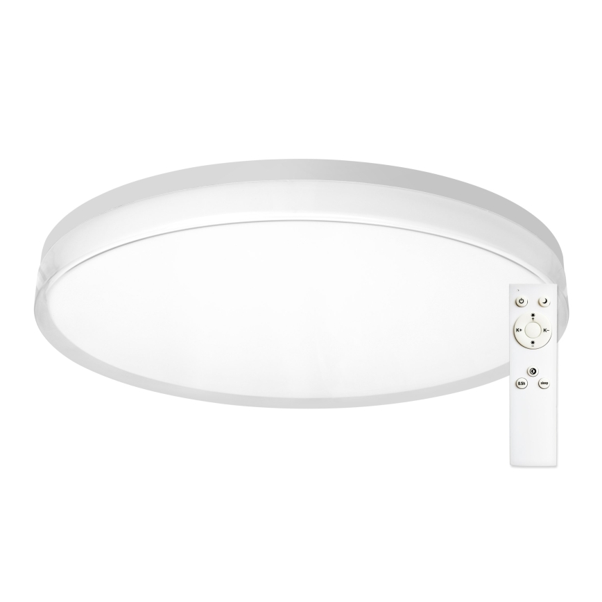 Top Light - LED prigušiva plafonsko svetlo za kupatilo NEXUS LED/55W/230V 3000-6500K IP44 prečnik 48 cm bela + daljinski upravljač