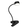 Top Light - LED prigušiva dodirna stona lampa sa kopčom BELLA LED/4,8W/5V 3000-6500K crna