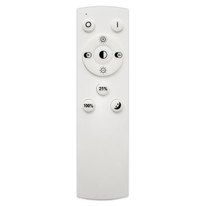 Top Light - LED prigušiva luster na sajli LINE LED/30W/230V crna + daljinski upravljač