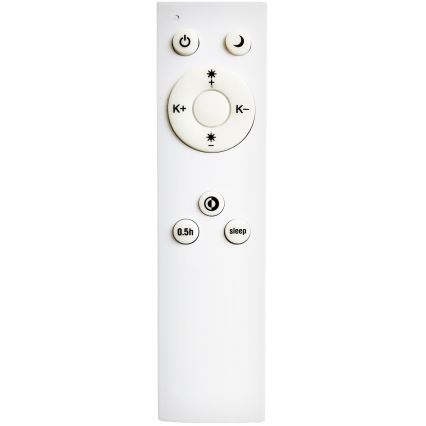 Top Light - LED prigušiva luster na sajli REVIT LED/36W/230V 3000-6500K prečnika 40 cm bela + daljinski upravljač