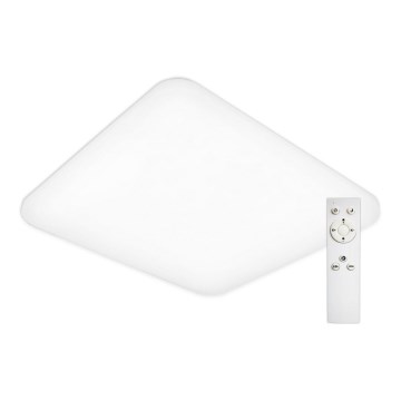 Top Light - LED prigušiva plafonska svetiljka OCEAN H80 RC LED/100W/230V četvrtasta + daljinski upravljač