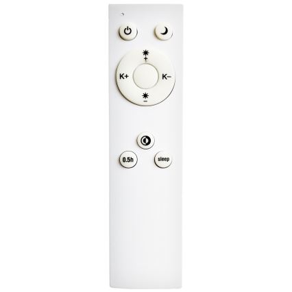 Top Light - LED prigušiva stropna svetiljka REVIT LED/70W/230V 3000-6500K Ø 75 cm crna + daljinski upravljač