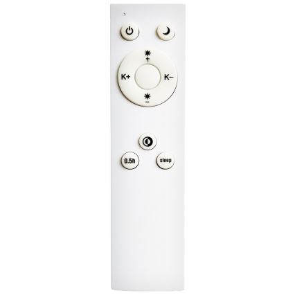 Top Light - LED prigušiva stropna svetiljka REVIT LED/70W/230V 3000-6500K prečnik 75 cm bela + daljinski upravljač