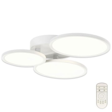 Top Light - LED prigušiva prislonjen plafonski luster MERKUR LED/50W/230V 3000-6500K bela + daljinski upravljač
