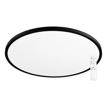 Top Light - LED prigušiva stropna svetiljka REVIT LED/70W/230V 3000-6500K Ø 75 cm crna + daljinski upravljač