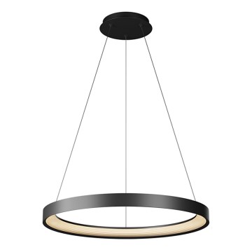 Top Light - LED prigušiva viseća lampa ORBIT LED/40W/230V 3000-6500K prečnik 50 cm crna + daljinski upravljač