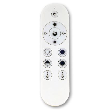 Top Light - LED RGB prigušiva luster na sajli METAL LED/60W/230V Wi-Fi Tuya bela + daljinski upravljač