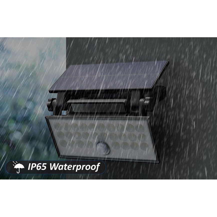 Top Light - LED solarni zidni reflektor sa senzorom HELEON PRO LED/8W/3,7V IP65 4000K 2600 mAh