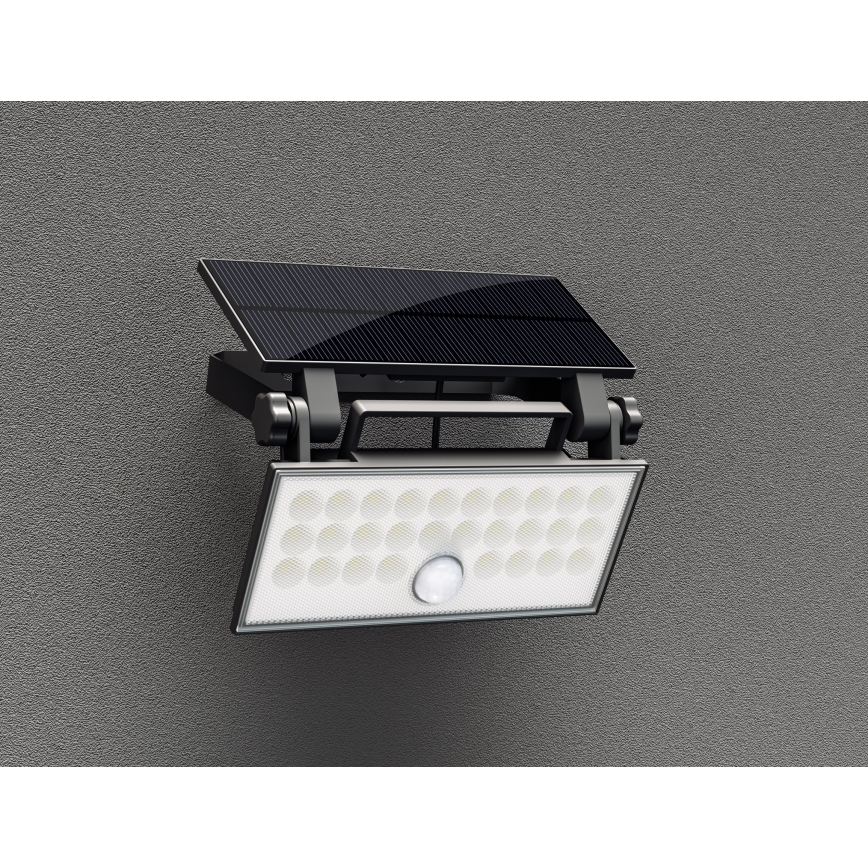 Top Light - LED solarni zidni reflektor sa senzorom HELEON PRO LED/8W/3,7V IP65 4000K 2600 mAh