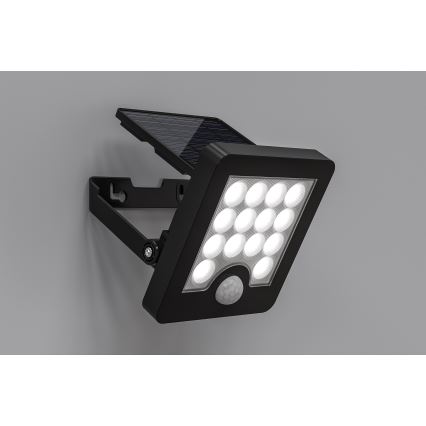 Top Light - LED solarni zidni reflektor sa senzorom HELEON S LED/5W/3,7V IP65 4000K 1800 mAh
