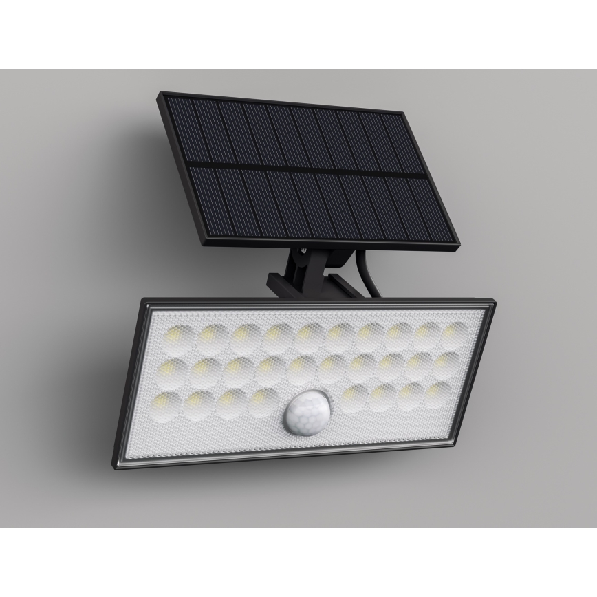 Top Light - LED solarni zidni reflektor sa senzorom HELEON VARIO LED/8W/3,7V IP65 4000K 2200 mAh + daljinski upravljač