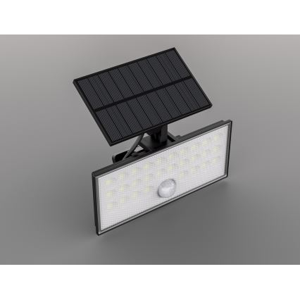 Top Light - LED solarni zidni reflektor sa senzorom HELEON VARIO LED/8W/3,7V IP65 4000K 2200 mAh + daljinski upravljač