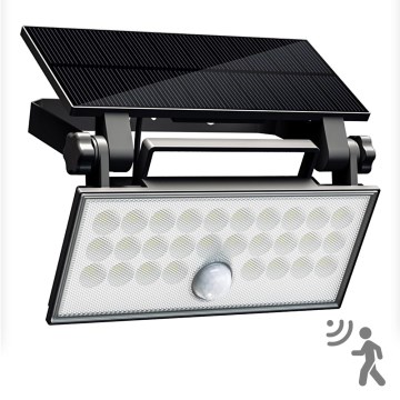 Top Light - LED solarni zidni reflektor sa senzorom HELEON PRO LED/8W/3,7V IP65 4000K 2600 mAh