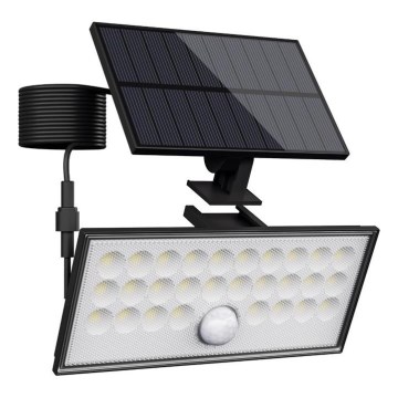 Top Light - LED solarni zidni reflektor sa senzorom HELEON VARIO LED/8W/3,7V IP65 4000K 2200 mAh + daljinski upravljač