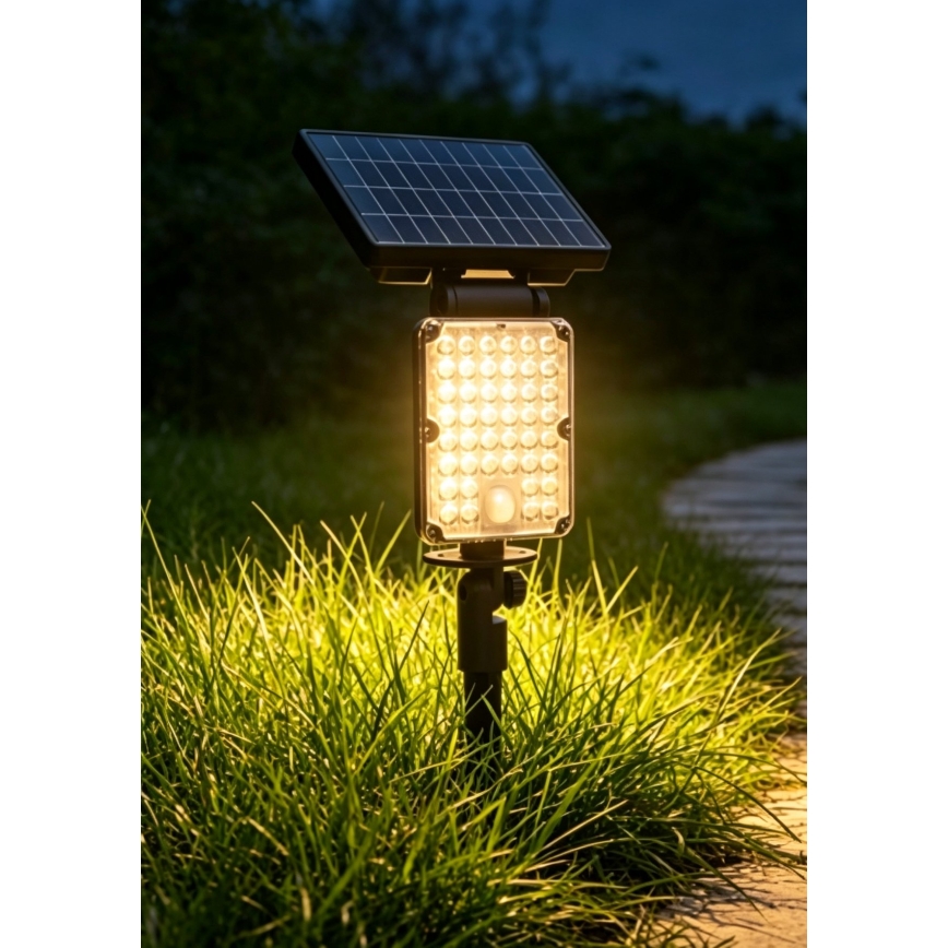 Top Light - LED solarno svetlo sa senzorom 3 u 1 ZENITH LED/10W/3,7V 3000/4000/6500K IP54 2400 mAh