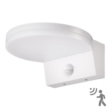 Top Light - LED spoljašnje zidno svetlo sa senzorom NOVARA LED/15W/230V IP65 belo