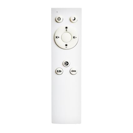 Top Light - LED prigušiva stropno svetlo REVIT LED/50W/230V 3000-6500K 50x50 cm bela + daljinski upravljač