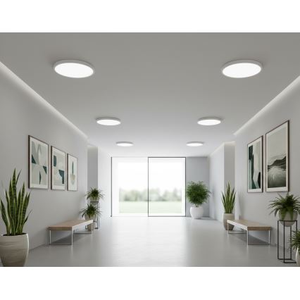 Top Light - LED stropno svetlo sa senzorom pokreta REVIT LED/12/18/24W/230V 3000/4000/6500K prečnik 30 cm belo