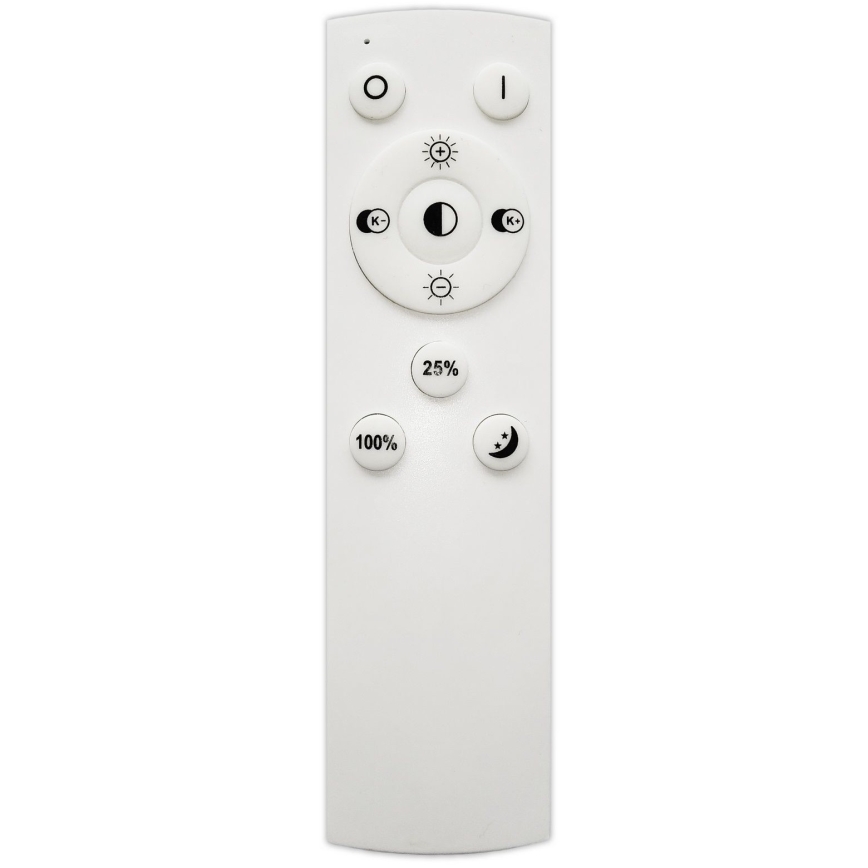 Top Light - LED prigušiva viseća lampa ORBIT LED/40W/230V 3000-6500K prečnik 50 cm crna + daljinski upravljač