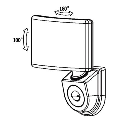 Top Light Marbella C PIR - LED reflektor sa senzorom MARBELLA LED/15W/230V IP65