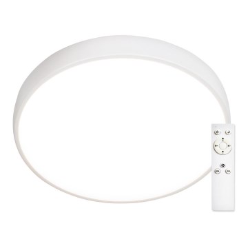 Top Light Metal 40B RC - LED prigušiva plafonska lampa METAL LED/51W/230V, bela + daljinski upravljač