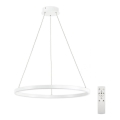 Top Light - prigušiva LED luster na sajli SATURN LED/30W/230V 3000-6500K bela + daljinski upravljač