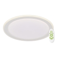 Top Light - prigušiva LED plafonska svetiljka NORMAN LED/60W/230V, fi 49 cm, bela + daljinski upravljač