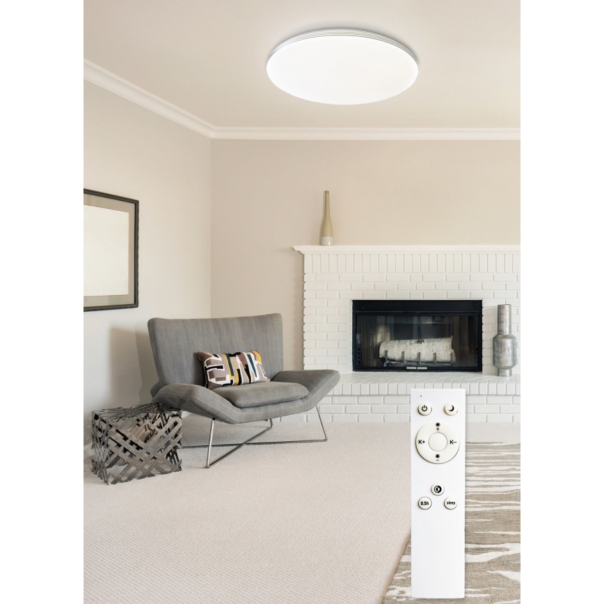 Top Light - LED prigušiva plafonska svetiljka OCEAN LED/36W/230V 3000-6500K + daljinski upravljač
