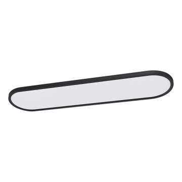 Top Light - prigušiva LED stropna prislonjena i viseća svetiljka OVAL LED/36W/230V 3000-6500K crna + daljinski upravljač
