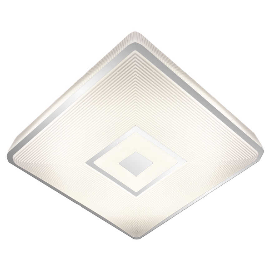 Top Light - LED RGB prigušiva plafonska svetiljka RAINBOW LED/24W/230V kvadratna + daljinski upravljač