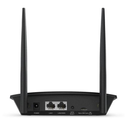 TP-Link - 4G LTE ruter TL-MR100 (Wireless N, 300 Mbps, Wi-Fi)