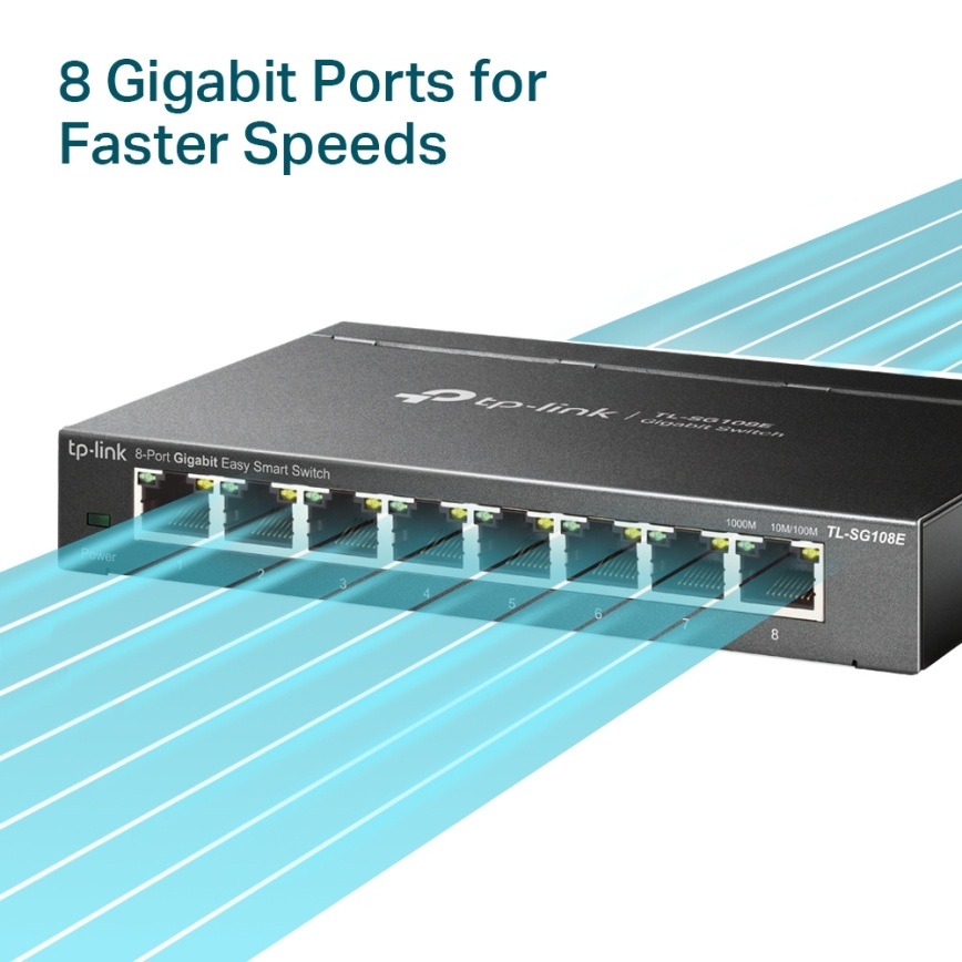TP-Link - 8-portni gigabitni Easy Smart switch