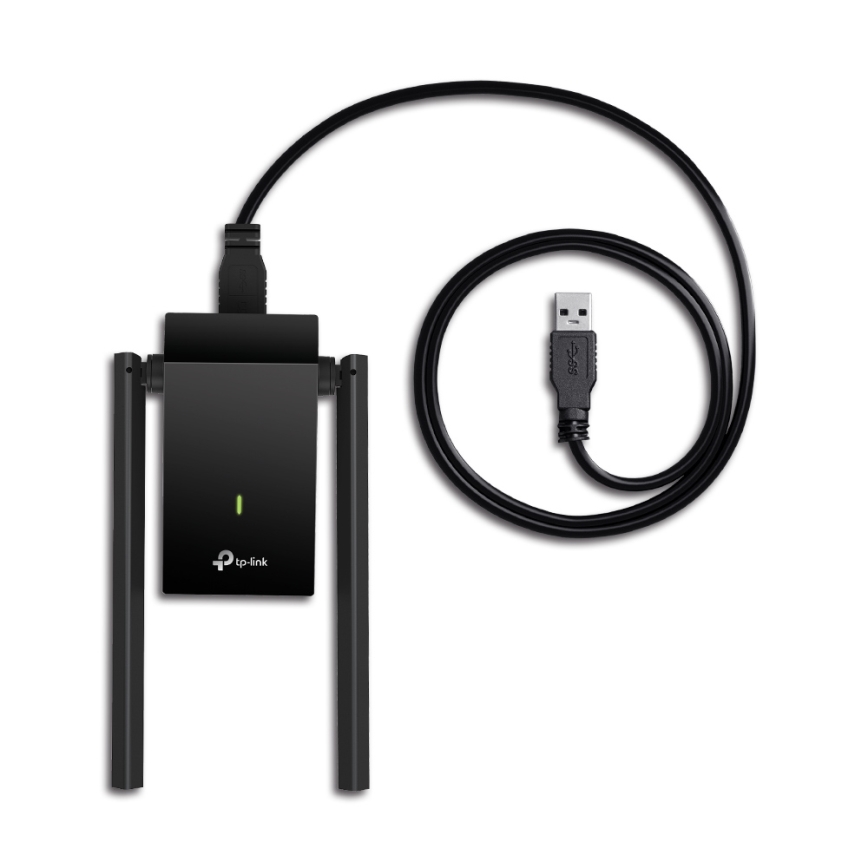 TP-Link - Bežični USB mrežni adapter sa antenama visokog dobitka Archer T4U Plus Wi-Fi