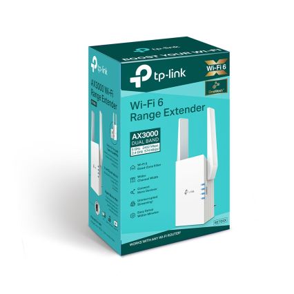 TP-Link - Dvopojasni Wi-Fi 6 pojačivač RE705X