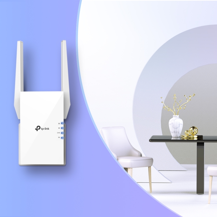 TP-Link - Dvopojasni Wi-Fi 6 pojačivač signala RE505X