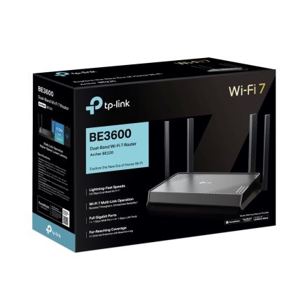 TP-Link - dvopojasni Wi-Fi 7 ruter Archer BE220