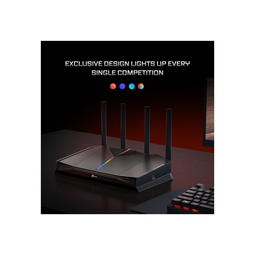 TP-Link - Gejmerski dvopojasni Wi-Fi 7 ruter Archer GE230