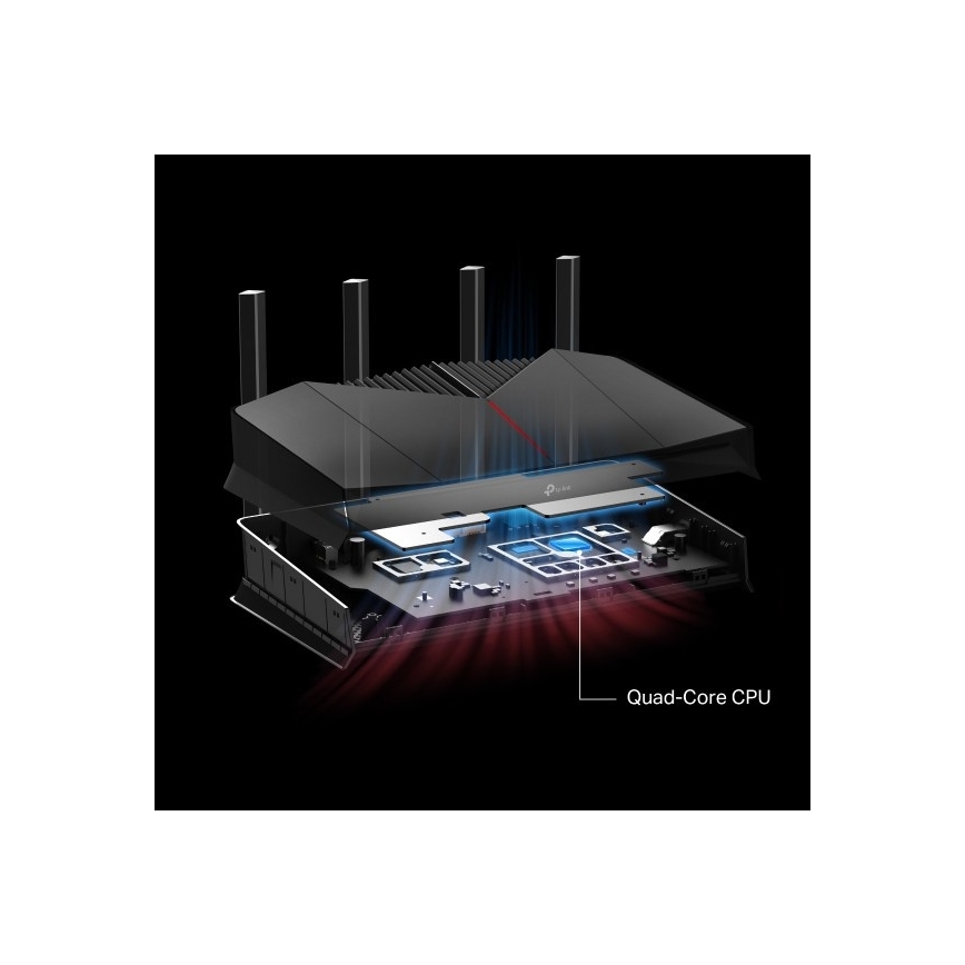 TP-Link - Gejmerski dvopojasni Wi-Fi 7 ruter Archer GE230