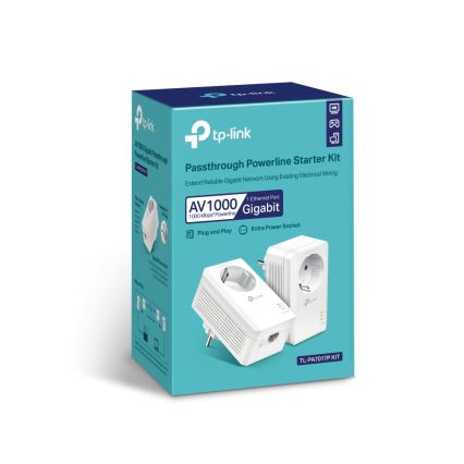 TP-Link - Gigabitni Powerline Wi-Fi set sa prolaznom utičnicom