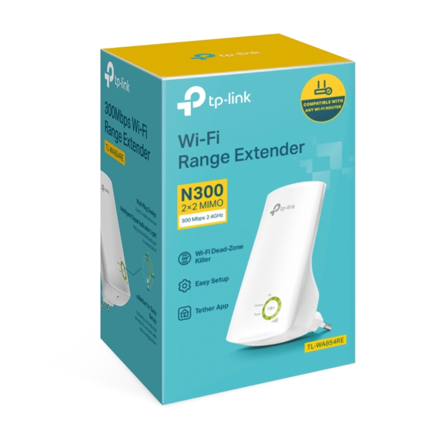 TP-Link - Jednopojasni Wi-Fi 4 pojačivač dometa N300