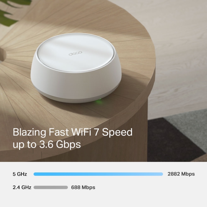 TP-Link - Komplet od 3 Wi‑Fi 7 mesh čvora za celo domaćinstvo Deco BE22