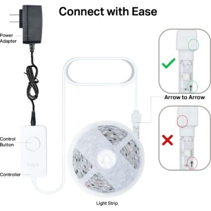 TP-Link - LED RGBW prigušiva traka 5 m LED/13W/230V Wi-Fi