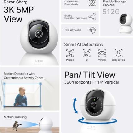 TP-Link - Pametna kamera Wi-FI Tuya
