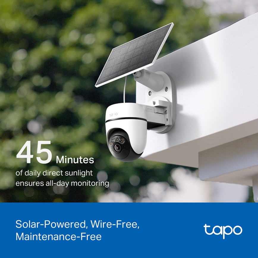 TP-Link - Pametna solarna kamera 5V IP65 Wi-Fi