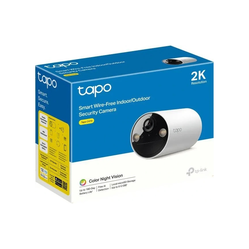 TP-Link - Pametna spoljašnja kamera IP65 Wi‑Fi Tuya