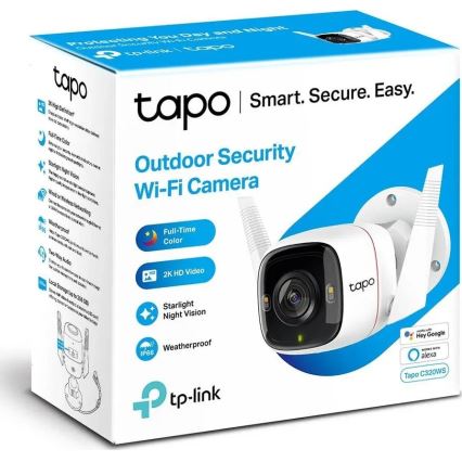 TP-Link - Pametna spoljašnja kamera sa senzorom, IP66 i Wi-Fi