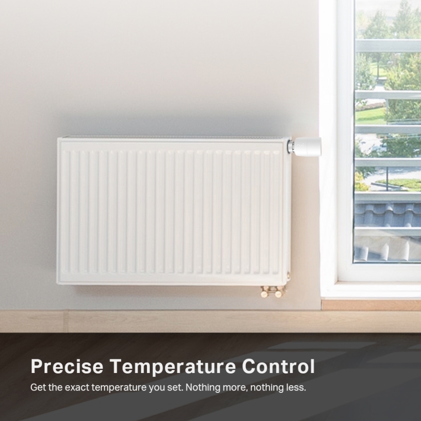 TP-Link - Pametna termostatska glavica sa LCD ekranom 2xAA Tuya